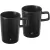 Bild: WMF Kineo Kaffeebecher 2 Stück | schwarzes Feinsteinzeug | ergonomischer Griff | spülmaschinengeeignet | Schwarz matt