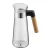 Bild: WMF Wasserkaraffe Kineo 0651526030 | 1,0 l Glaskaraffe mit Holzgriff | Borosilikatglas | Sieb | Transparent