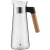 Bild: WMF Wasserkaraffe Kineo 0651526030 | 1,0 l Glaskaraffe mit Holzgriff | Borosilikatglas | Sieb | Transparent