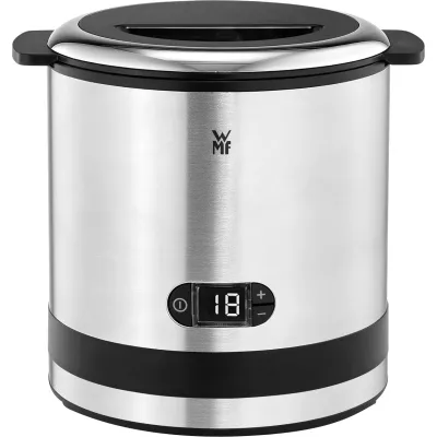 WMF Eismaschine 3in1 | Küchenminis | 300 ml | Edelstahl | Eiscreme, Frozen Joghurt, Sorbet | 12 Watt