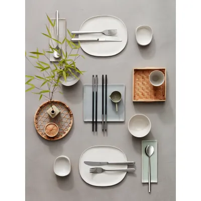 WMF Menuemesser Kult 1260036349 | polierter Edelstahl | Cromargan Protect | Wellenschliff | spülmaschinenfest | 23 cm