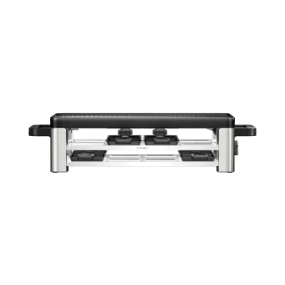 WMF Raclette Grill Lono Selection | 8 Personen | 1500W | Edelstahl | Keramik Grillplatte | Silber-Schwarz