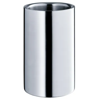 WMF Weinkühler Manhattan 0683969990 | doppelwandig | Edelstahl matt | H 19,5 cm Ø 12 cm | für Wein & Champagner