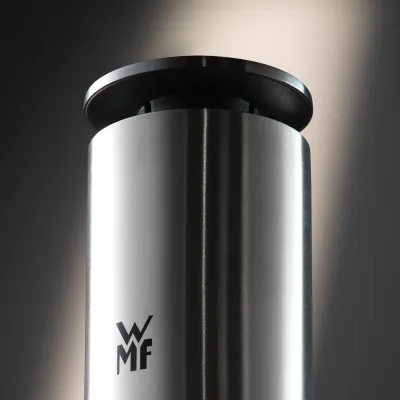 WMF Gewürzmühle Nature Pro 0604074500 | Keramikmahlwerk | einstellbar | Eichenholz | Edelstahl/Braun