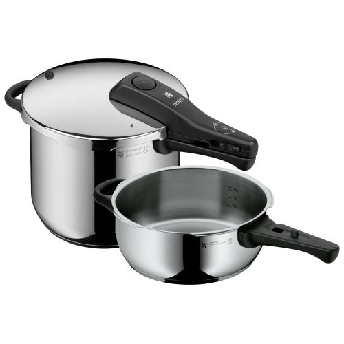 Bild: WMF Perfect One Pot Schnellkochtopf-Set, 6,5 und 3,0 Liter