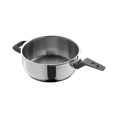 WMF Schnellkochtopf-Set Perfect Premium 4,5L & 3,0L | One Pot | Dampfgareinsatz | stapelbar | Cromargan Edelstahl