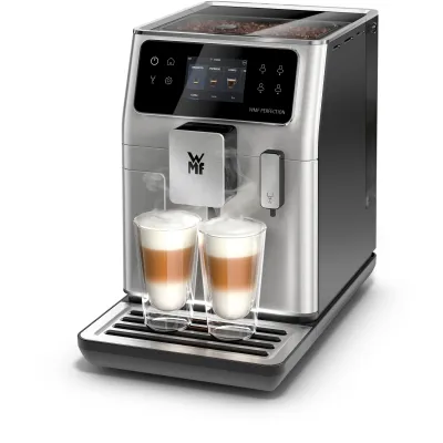WMF Kaffeevollautomat Perfection 640 CP812D10 | Edelstahl 18/10 | 15 Getränke | Expertenmodus | Touch-Bedienung | silber
