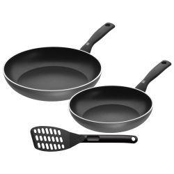 WMF PermaDur Inspire Stielpfannen-Set (24 und 28 cm) mit Pfannenwender