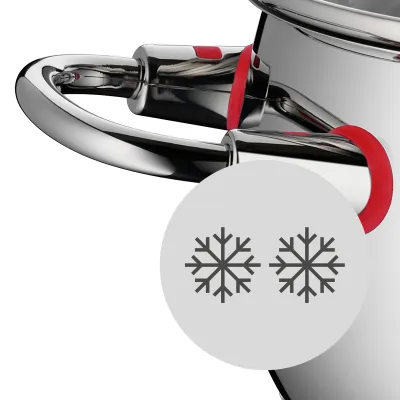 WMF Topf-Set Quality One 4-teilig | Edelstahl 18/10 | Cool+ Griffe | Glasdeckel | Induktion | Spülmaschinenfest