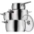 Bild: WMF Topf-Set Quality One 4-teilig | Edelstahl 18/10 | Cool+ Griffe | Glasdeckel | Induktion | Spülmaschinenfest