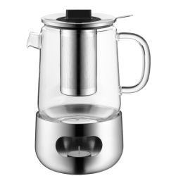 WMF SensiTea Teekanne mit Stövchen & Sieb 1,3 l