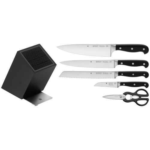 Bild: WMF Spitzenklasse Plus Messer-Vorteils-Set mit FlexTec Messerblock, 6-teilig
