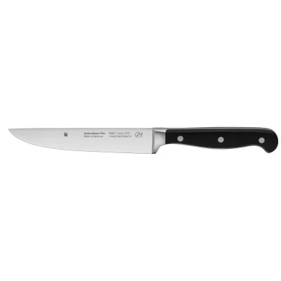 WMF Zubereitungsmesser Spitzenklasse Plus | 14 cm Klinge | Performance Cut | rostfrei | ergonomisch | Schwarz