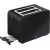 Bild: WMF Toaster Stelio 414210071 | 2 Scheiben | Edelstahl matt | 7 Bräunungsstufen | Brötchenaufsatz | Schwarz