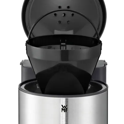 WMF Stelio Filterkaffeemaschine | 8 Tassen | Thermoskanne | 1000W | Edelstahl Schwarz | Tropfstopp | Abschaltautomatik
