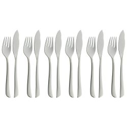 WMF Virginia Fischbesteck-Set 12-teilig Cromargan protect