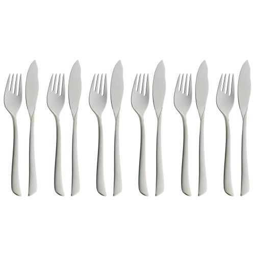 Bild: WMF Virginia Fischbesteck-Set 12-teilig Cromargan protect