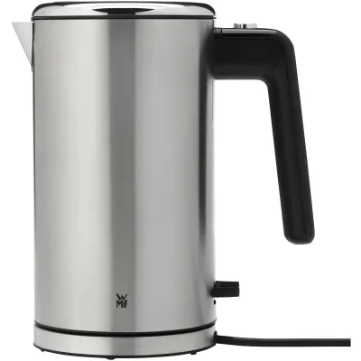WMF Wasserkocher Lono | 1,3l | 2400W | doppelwandig | Cromargan Edelstahl | Kalkfilter | schnurlos | silber