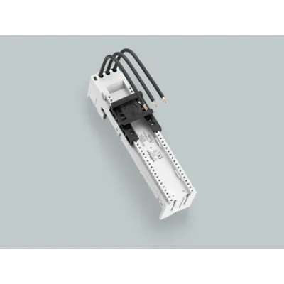 Wöhner Sammelschienen-Adapter 32A 32659 | für 1 Tragschiene | 10mm Schienenbreite | 60mm Abstand