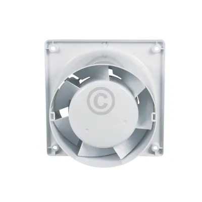 Wohnraumventilator 100erR weiß mit Kugellager Nachlauf Einschaltverzögerung für