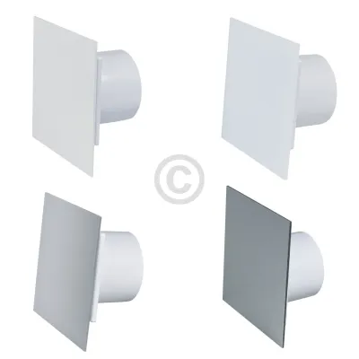 Wohnraumventilator 100erR weiß mit Kugellager Zugschalter Netzstecker für Wand D