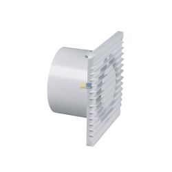 Wohnraumventilator 100erR weiß mit Timer für Wand Bad Toilette