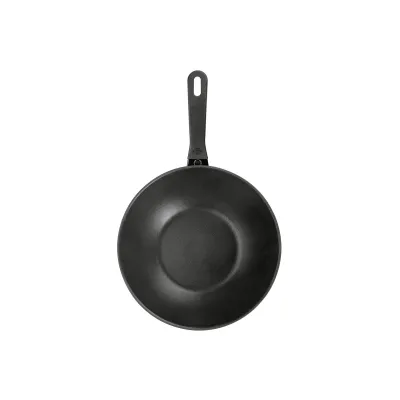 BALLARINI Wok Avola 30 cm | Aluminium | Antihaftbeschichtung | Induktionsgeeignet | Spülmaschinenfest | Schwarz