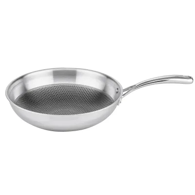 ELO Wok- und Pastapfanne Relief Evolution 30cm | Edelstahl Mehrschicht | Antihaft | Induktion | PFAS-frei | 3,8l