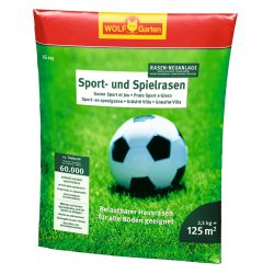 Wolf Garten Sport- und Spiel-Rasen 125m² LG125 