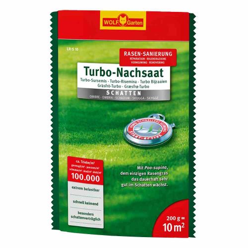 Bild: Wolf Garten Turbo-Nachsaat Schatten Rasen 10m² LR-S10 