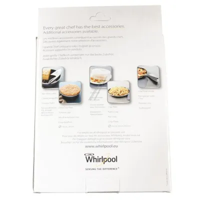 Wpro STM008 Dampfgarbehälter für Mikrowelle Whirlpool 482000013392 Rechteckig, D