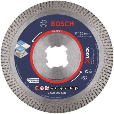 Bosch Diamant-Trennscheibe X-LOCK 2608900658 | HardCeramic Fliesen | 125 mm x 22,23 mm | für Hartkeramik
