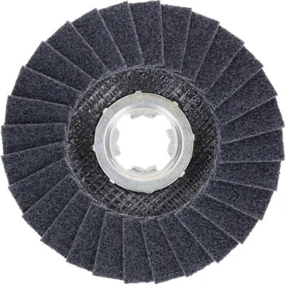 Bosch Fächerschleifscheibe EXPERT N475 2608901473 | X-LOCK | Ø125 mm | grob | Metall & Holz | Vlies | Winkelschleifer