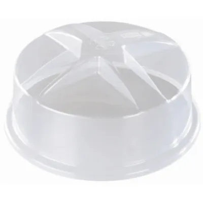 Xavax Mikrowellenhaube M-Capo 111542 | Mikrowellenabdeckhaube | Spritzschutz | Ø 26 cm | Höhe 10,3 cm | transparent