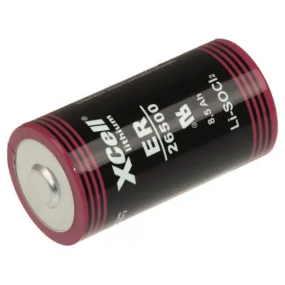 XCell Lithium Batterie LS26500 ER26500 | C Baby | 3,6V 9000mAh | Einweg | rot/schwarz