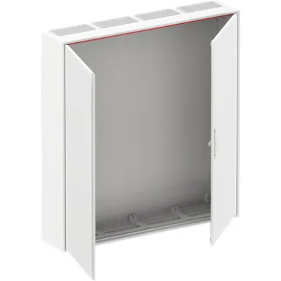 ABB Verteilerschrank A47 | 2CPX052033R9999 | Zählergehäuse Aufputz/Unterputz IP44 | Stahlblech 1050x1100x215 mm | Weiß