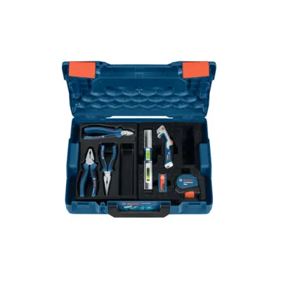 Zangen- und Handwerkzeug-Set, 16-teilig (blau, L-BOXX 102)