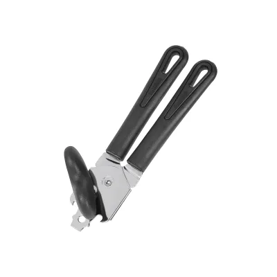 Westmark Zangendosenöffner Gentle 28402270 | Dosenöffner aus Stahl & Kunststoff | Kapselheber | 20,8 cm | schwarz/silber