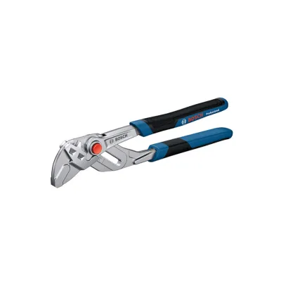 Bosch Professional Zangenschlüssel 1600A02W3R | 250 mm | SW 48 mm | Chrom-Vanadium-Stahl | 2K-Softgrip | blau