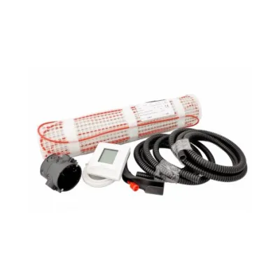 ZANKER Dünnbettheizmatte DBH 150 Set 2 | Fußbodenheizung Elektrisch | 2 m² | Bad, Küche, Naturstein | selbstklebend