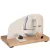 Bild: Zassenhaus Brotschneidemaschine PURE manuell | Edelstahl Rundmesser Solingen | Schnittstärke 20 mm | Buchenholz | creme