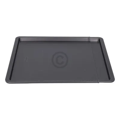 Zenker Backblech verstellbar 6537 | Ausziehbar 37-52x33 cm | Antihaft | Stahlblech | Universal Herdbackblech | Schwarz