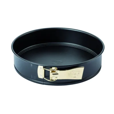 Dr. Oetker Springform Classic 02513 | Kuchenform Ø 26 cm | Antihaftbeschichtung | Flachboden | Stahl | schwarz