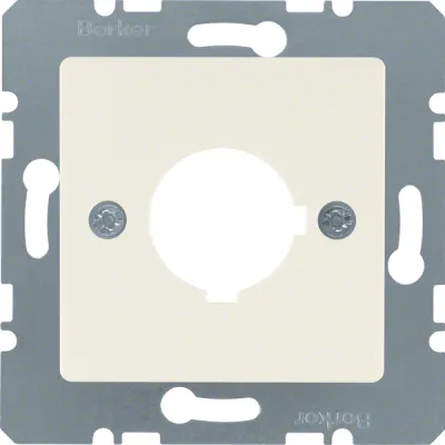 Zentralplatte Befehlsgerä D22,5mm, weiss