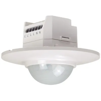 Züblin Präsenzmelder 360 Master RA | Deckenmontage | 16m Reichweite | 360° Erfassung | UP | IP20 | weiß