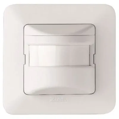 ZÜBLIN Bewegungsmelder 3220 | UP-Wandmontage | PIR Sensor 180° | 8m Reichweite | Handschalter | IP20 Innen | Weiß