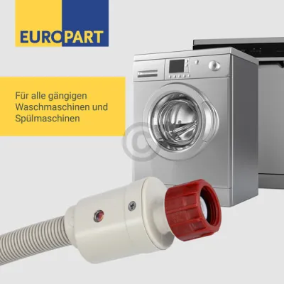 Zulaufschlauch Aquastop 2,0m 90°C universal für Waschmaschine Geschirrspüler