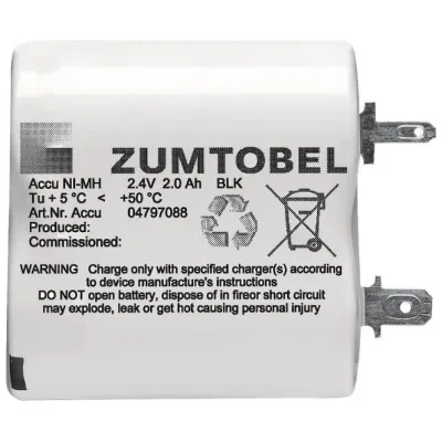 Thorn Akku NiMH 2,4V 2,2Ah | Ersatzteilbatterie #59004661 | 140mm x 30mm | lange Lebensdauer | schnelles Laden