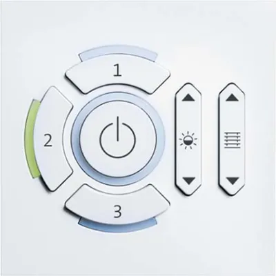 Zumtobel Bediengerät LM-CCW 1/2/3 22154676 | Lichtsteuerung | LUXMATE System | IP20 | Kunststoff | weiß