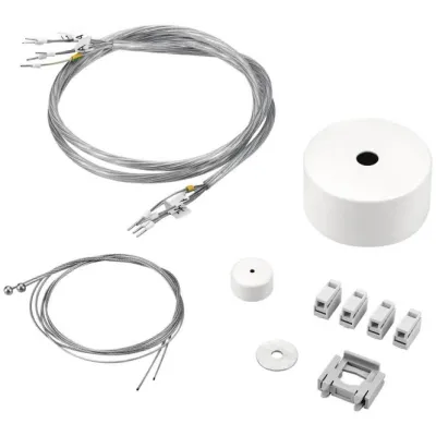 Zumtobel Befestigungssatz CLARIS evolution CLEVO ID 22170704 | Montage- und Einspeiseset | Stahl | 1200mm | weiß